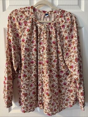 Old Navy Floral Button Up